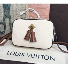 Louis Vuitton Monogram Empreinte Leather Saintonge Creme Caramel M44597