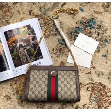 Gucci Ophidia GG Small Shoulder Bag-GU503877C-brown