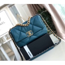 Chanel 19 Small Flap Bag C1160-blue