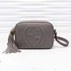 Gucci Soho Small Leather Disco Bag GU308364-gray