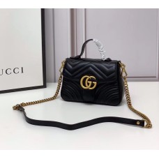 Gucci GG Marmont Mini Top Handle Bag GU547260-black