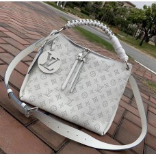 Louis Vuitton Mahina Beaubourg Hobo MM M56073-white