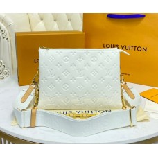 Louis Vuitton Monogram-embossed Lambskin Coussin PM M57793