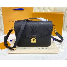 Louis Vuitton Monogram Empreinte Leather Pochette Metis M59211-black