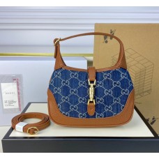 Gucci Jackie 1961 Mini Shoulder Bag GU637092-denim-blue