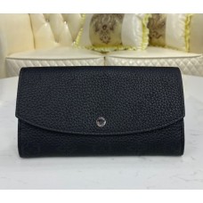 Louis Vuitton Mahina Leather Iris Wallet M60145-black