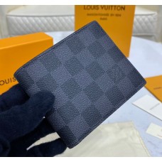 Louis Vuitton Damier Graphite Slender ID Wallet N64002-black