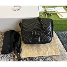 Gucci GG Marmont Matelasse Shoulder Bag GU739681-black