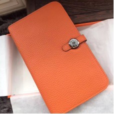 Hermes Dogon Combined Wallet HW508 orange