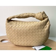 Bottega Veneta Teen Jodie with gold-toned hardware B690225-oatmeal