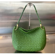 Bottega Veneta Clicker Medium Shoulder Bag B730969-avocado