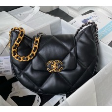 Chanel 19 Hobo Bag C4638-black