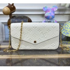 Louis Vuitton Felicie Pochette M64064-cream