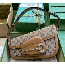Gucci Horsebit 1955 Small Shoulder Bag GU764155C-tan