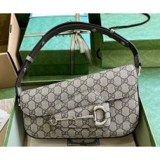 Gucci Horsebit 1955 Small Shoulder Bag GU764155CA-ebony