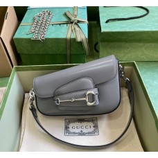 Gucci Horsebit 1955 Mini Shoulder Bag GU774209L-gray
