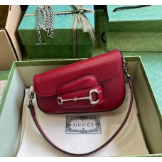 Gucci Horsebit 1955 Mini Shoulder Bag GU774209L-red