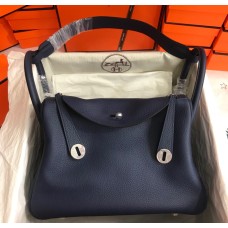 Hermes Lindy 26cm H6626W-Bleu-Abysse