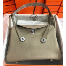 Hermes Lindy 26cm H6626W-Gris-Tourterelle