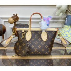 Louis Vuitton Monogram Canvas Neverfull BB M46705-beige