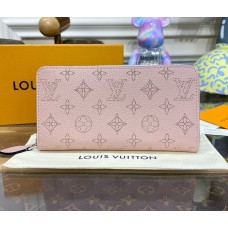 Louis Vuitton Mahina Leather Zippy Wallet M61867-pink