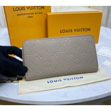 Louis Vuitton Monogram Empreinte Leather Zippy Wallet M69034