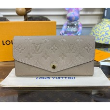 Louis Vuitton Monogram Empreinte Sarah Wallet M82257-gray