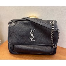 Saint Laurent Niki Medium In Grained Lambskin YSL633178-black