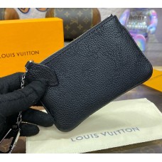 Louis Vuitton Mahina Leather Key Pouch M69508-black