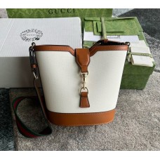 Gucci Mini bucket shoulder bag GU782908-C-light-brown