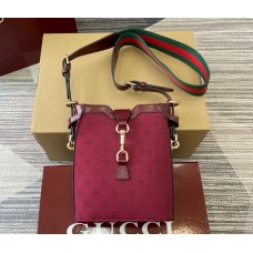 Gucci Mini bucket shoulder bag GU782919-C-red