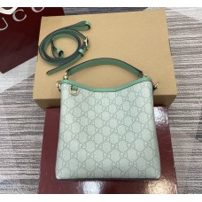 Gucci GG Emblem small bucket bag GU815118-green