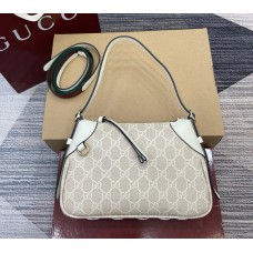 Gucci GG Emblem small shoulder bag GU815218-Oat-beige