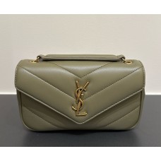 Saint Laurent LOULOU MINI in lambskin YSL821749-green