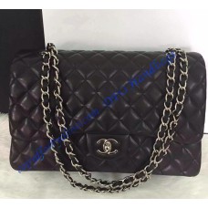 Chanel Small Classic Flap Bag in Black Lambskin with silver hardware Chanel Small Classic Flap Bag in Black Lambskin with silver hardware