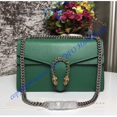 Gucci Dionysus Green Leather Medium Shoulder Bag