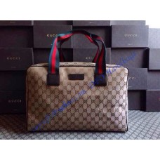 Gucci Original GG Canvas Carry-on Duffle GU153240C brown