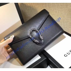 Gucci Dionysus Black Leather Mini Chain Bag