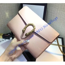 Gucci Dionysus light Pink Leather Mini Chain Bag