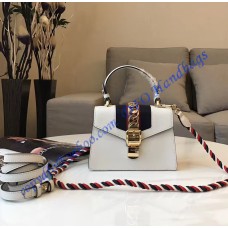 Gucci Sylvie White Leather Mini Bag