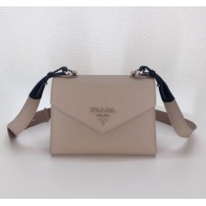 Monochrome Saffiano leather bag Nude Pink