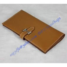 Hermes Bearn Gusset Wallet HW012 tan