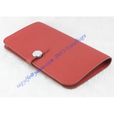 Hermes Dogon Combined Wallet HW508 red Hermes Dogon Combined Wallet HW508 red