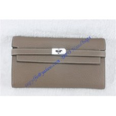 Hermes Kelly Long Wallet HW708 gray Hermes Kelly Long Wallet HW708 gray