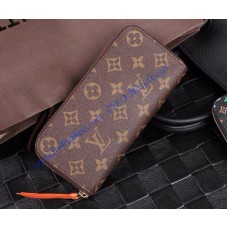 Louis Vuitton Monogram Canvas Clemence Wallet Red Chili M60743 Louis Vuitton Monogram Canvas Clemence Wallet Red Chili M60743