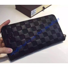 Louis Vuitton Damier Infini Leather Porte-monnaie zippe Louis Vuitton Damier Infini Leather Porte-monnaie zippe